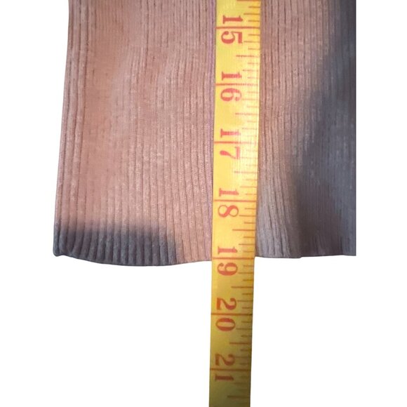 Urban Outfitters‎ Sweet Dreams Ribbed Turtleneck Sweater M Camel Tan Color - Picture 5 of 9